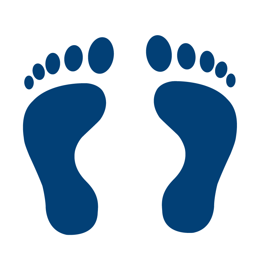 foot prints icon